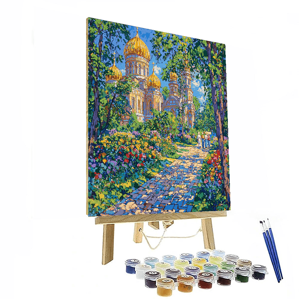 St. Michael's Golden-domed Monastery Paint By Numbers