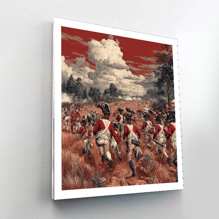 Jacques-Louis David Inspired Historic Battlefields  Paint By Number