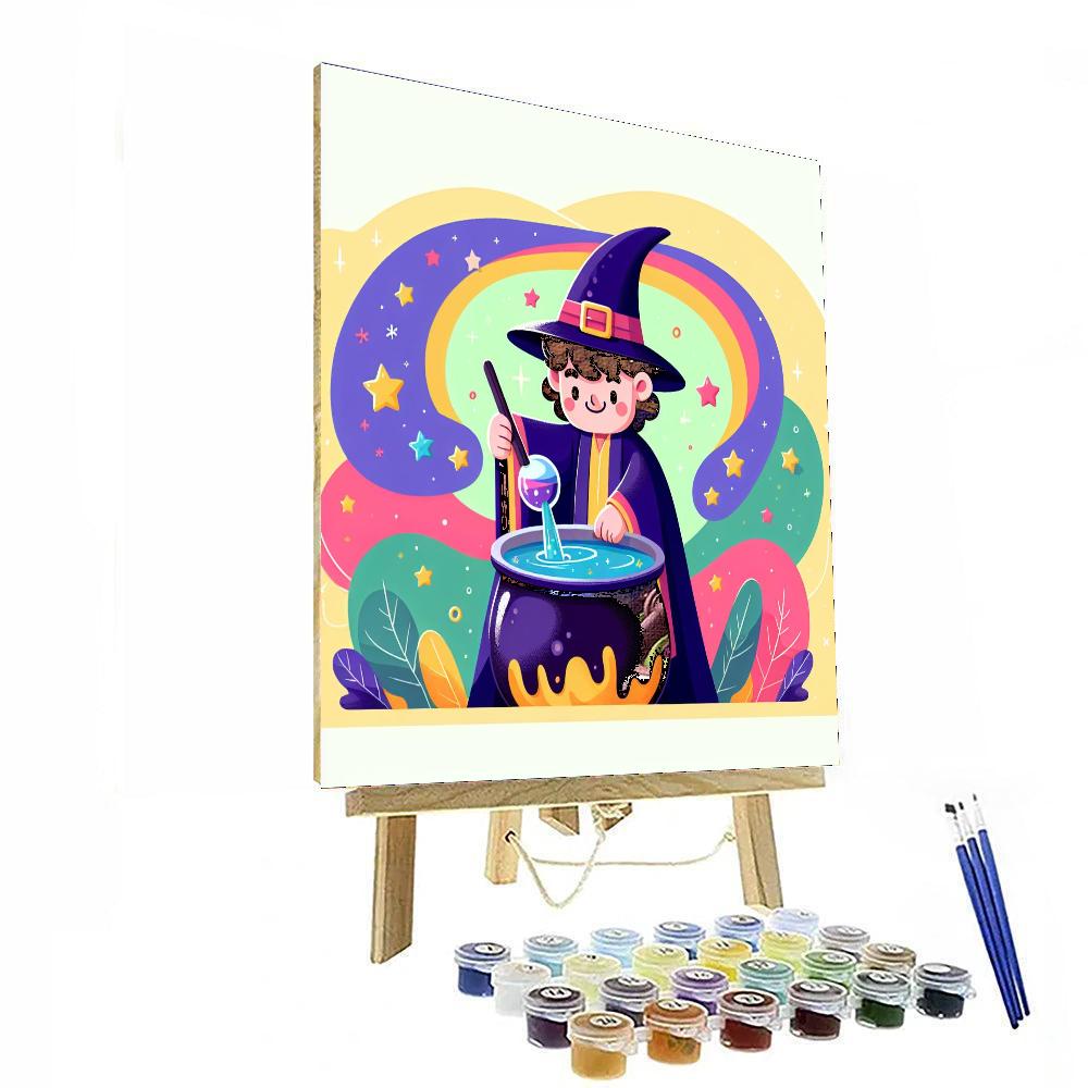Wonderous Wizards Paint By Numbers Art