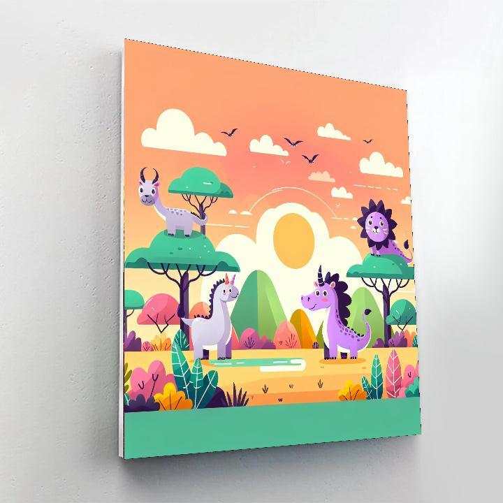 Fantastic Beast Safari Paint By Numbers Kits