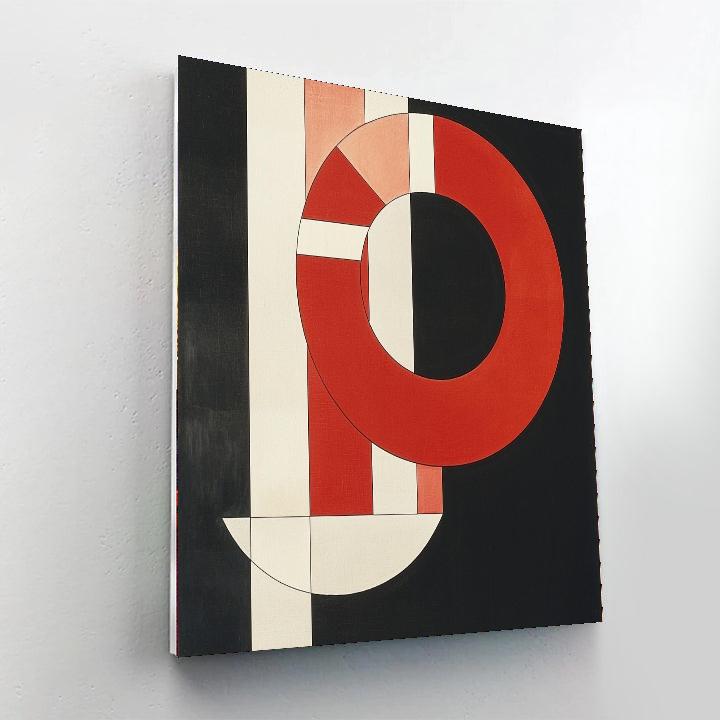 Kazimir Malevich Inspired Spatial Equilibrium  DIY Paint By Numbers