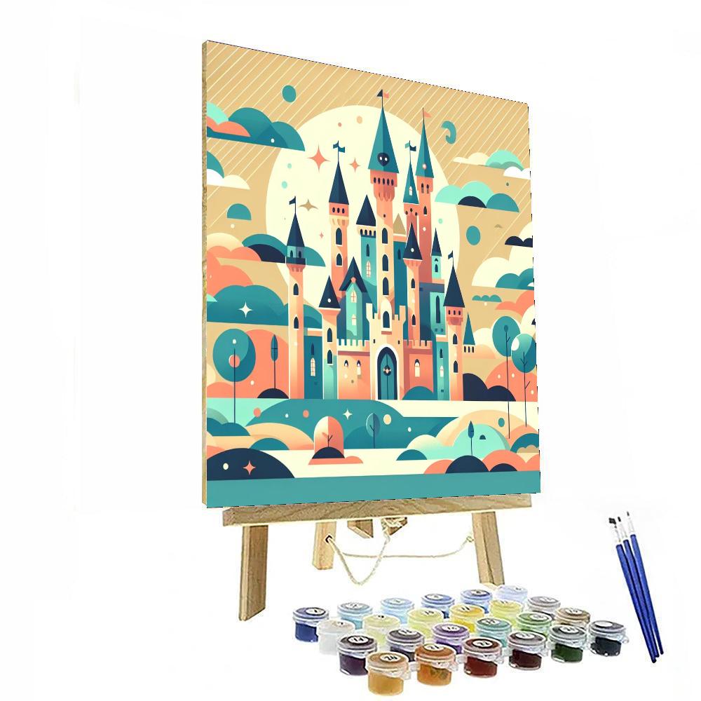 Fairytale Castle Journey Painting Number Kit