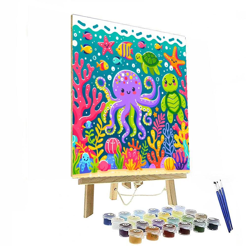 Underwater Fantasy Fun Numbered Painting Kits