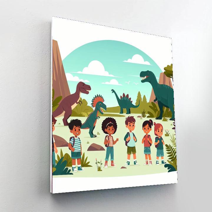 Daring Dino Discovery Paint By Number
