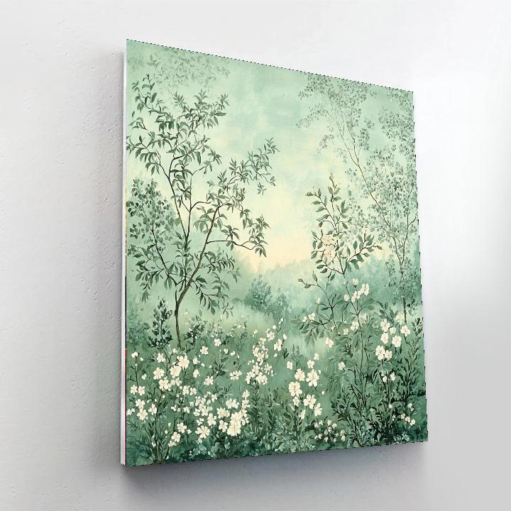 Leonardo Da Vinci Inspired The Silent Garden  DIY Paint By Numbers