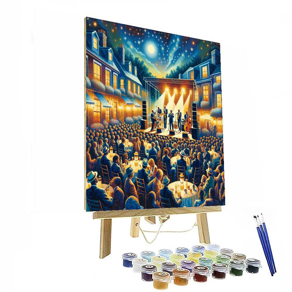 Jazz In Marciac - Marciac, France Numbered Painting Kits