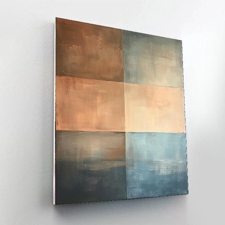 Mark Rothko Inspired Veil Of Memories  DIY Paint By Numbers