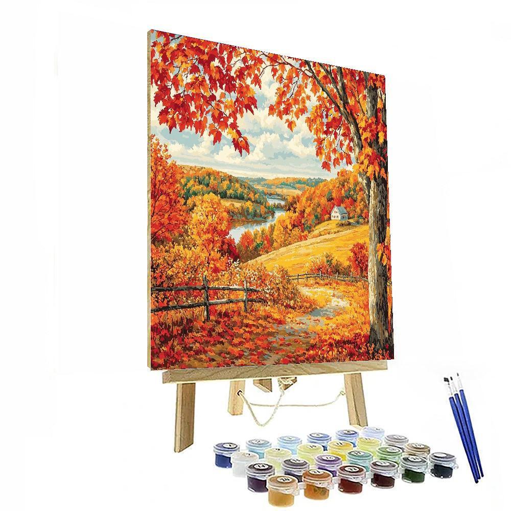 John Constable Inspired Autumn Winds  DIY Paint By Numbers