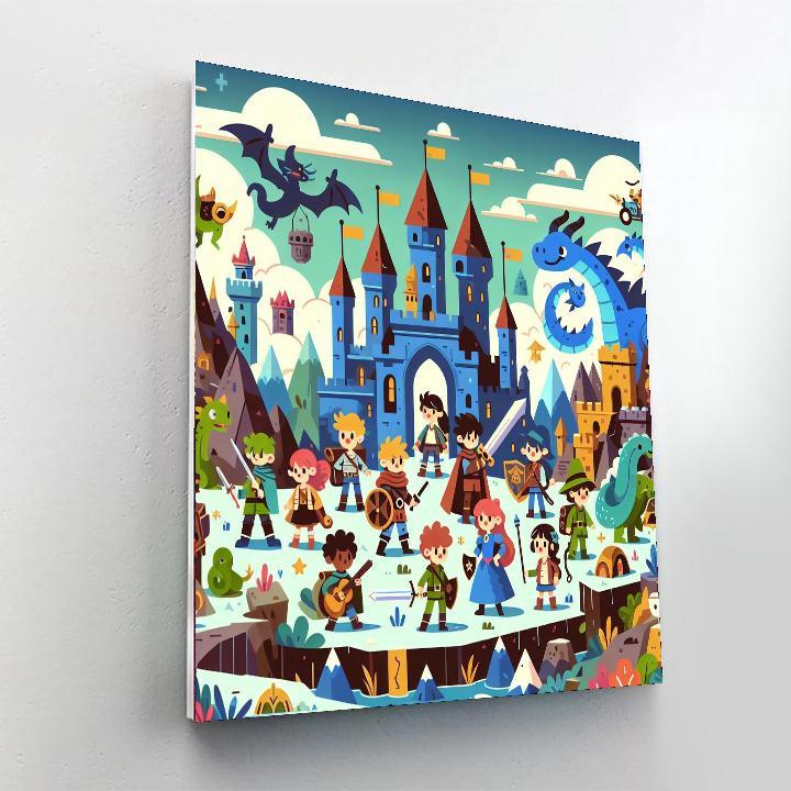 Fantasy Land Quest Painting By Numbers Kit
