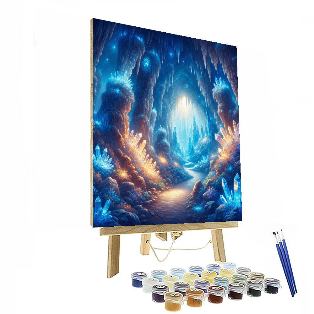 Adventure Through Mystic Caves Number Painting