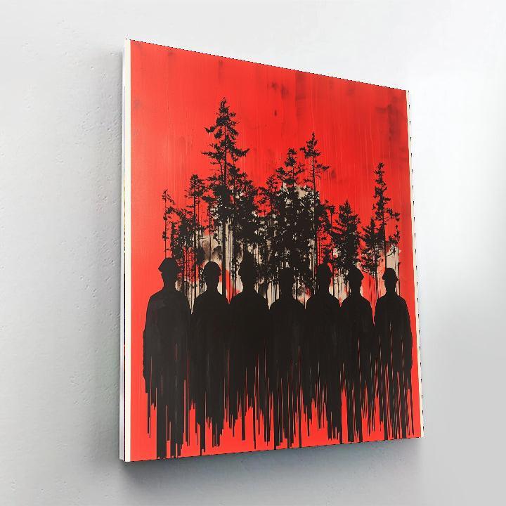 Banksy Inspired Imperial Shadows  Paint By Numbers Kits