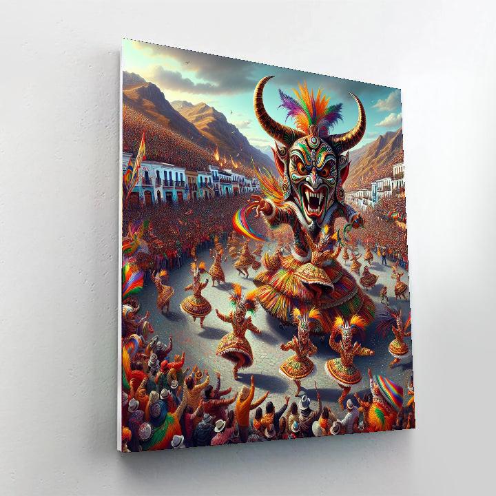 Carnival Of Oruro - Oruro Number Painting