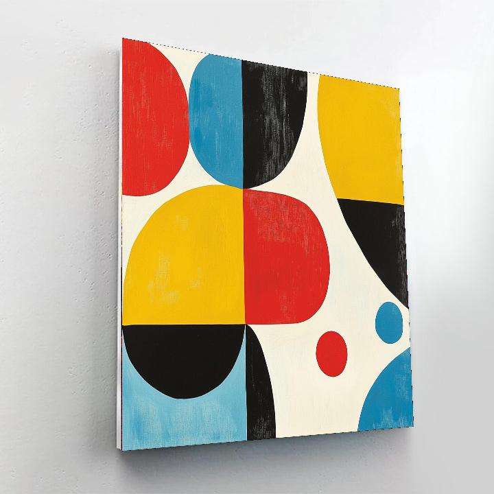 Joan Miró Inspired Imaginative Pulse  Paint By Numbers Art