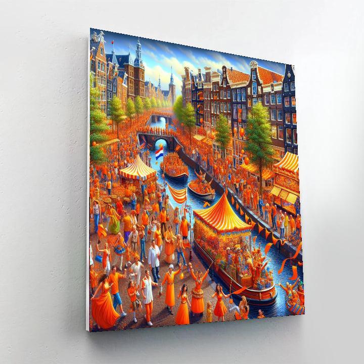 Koninginnedag - The Netherlands Number Painting