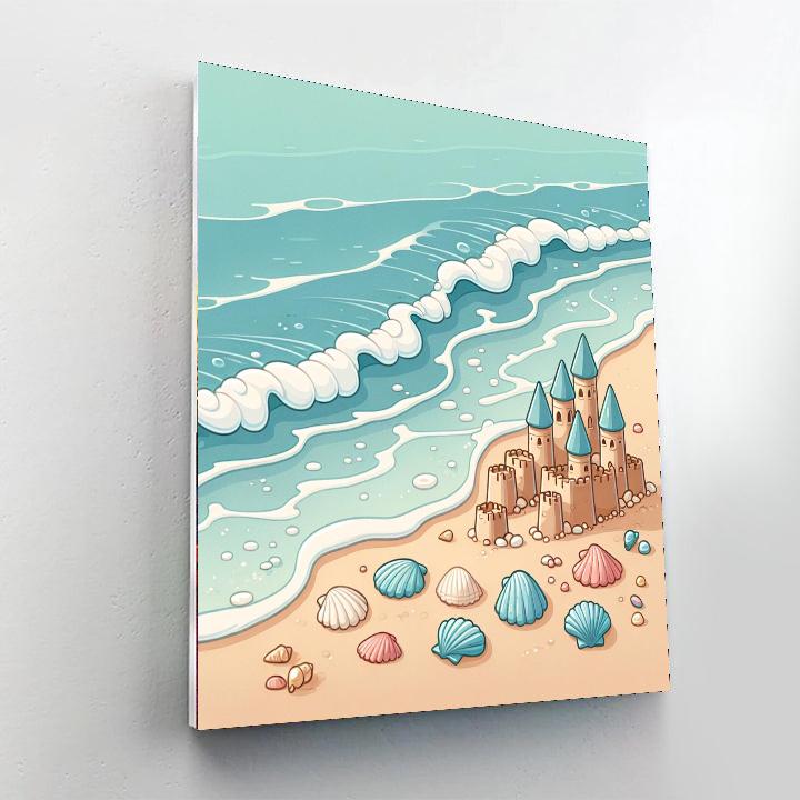 Sunny Beachcomber's Paradise Paint By Color