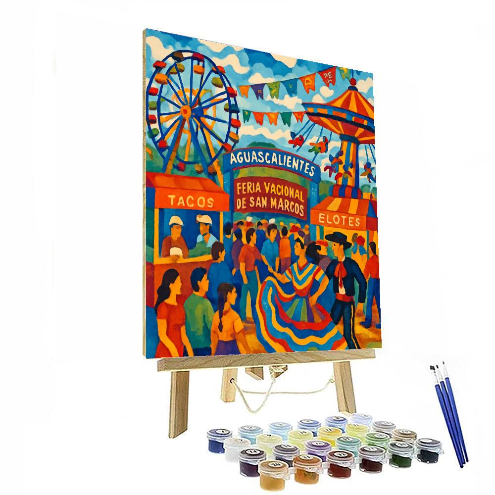 Feria Nacional De San Marcos - Aguascalientes Number Painting