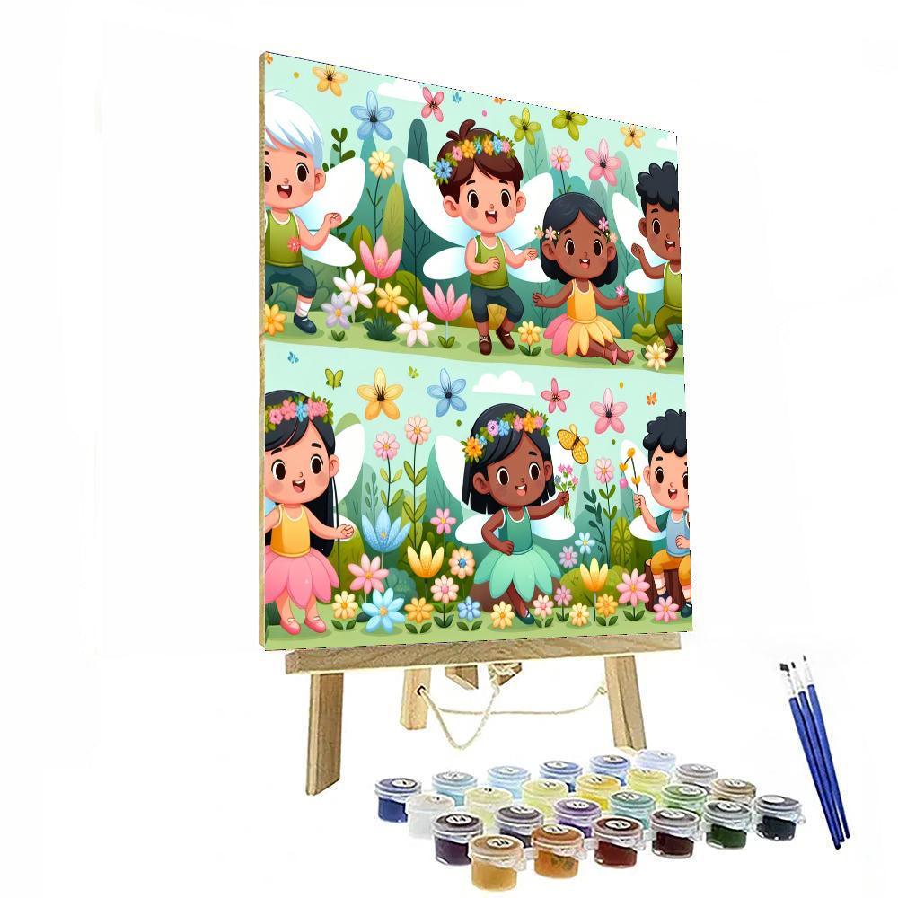 Fantastic Fairies And Magical Gardens Painting By Numbers Kit