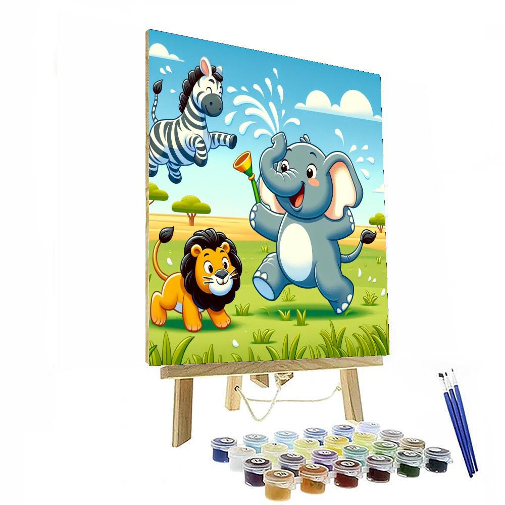 Sunny Safari Fun Paint By Numbers