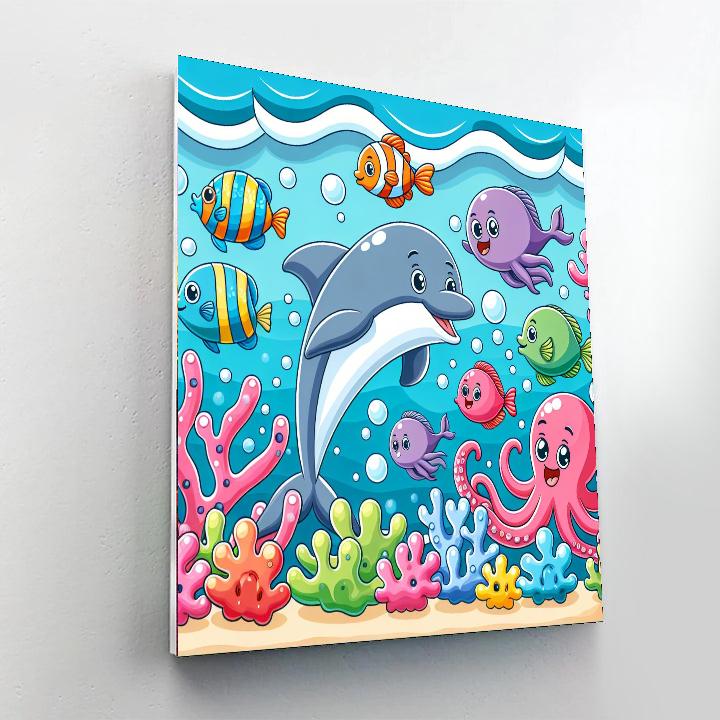 Fun Under The Sea Paint By Numbers Art