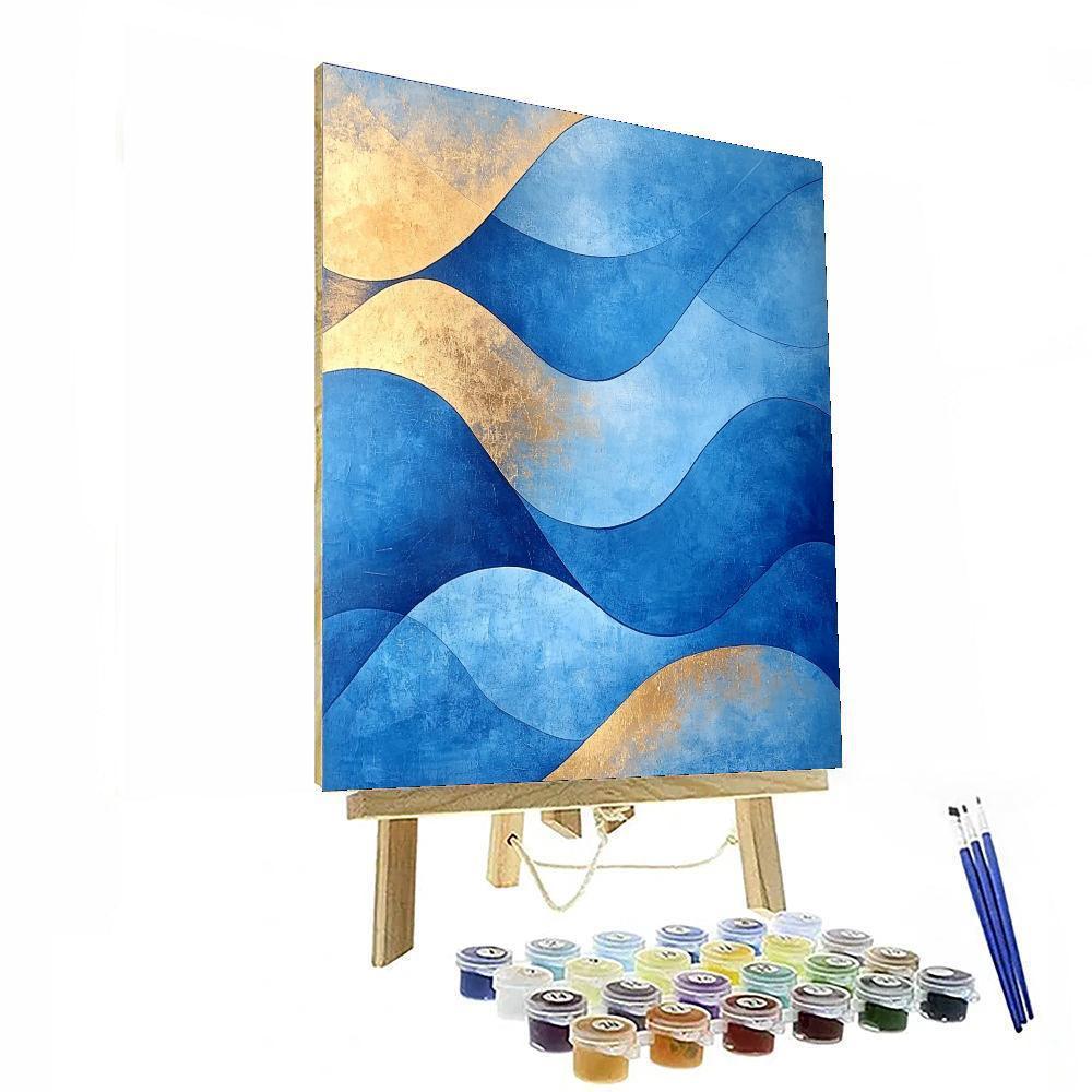 Joan Miró Inspired Radiant Tides  Paint By Numbers Art