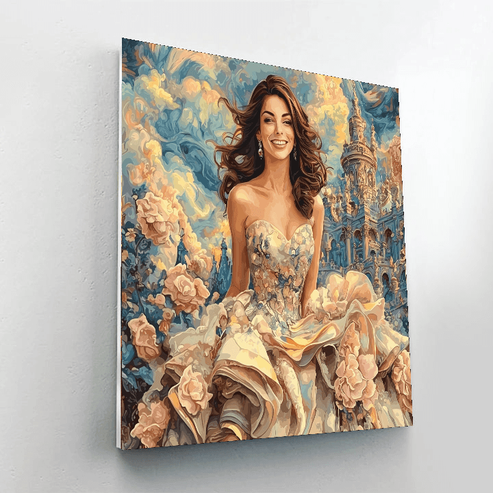 Anne Hathaway: The Enchanting Essence Of Mia Thermopolis Numbered Painting Kits
