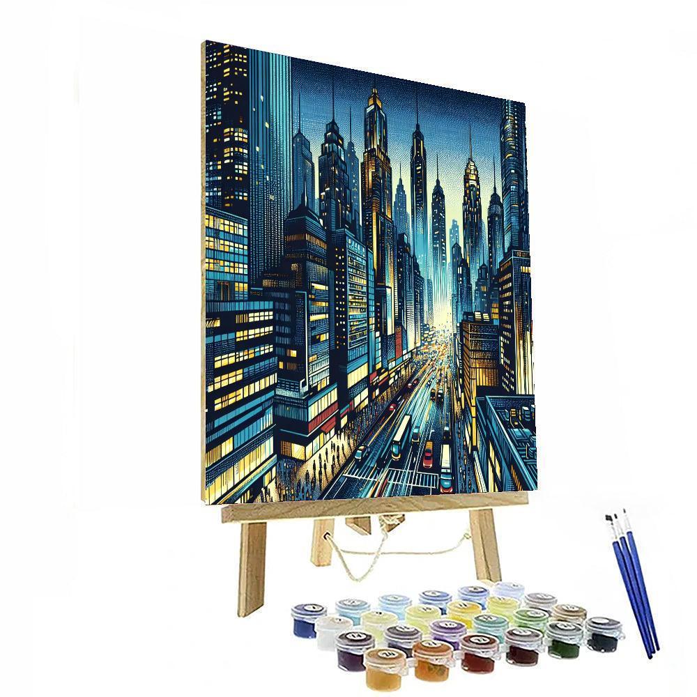 New York's Urban Energy DIY Paint By Numbers