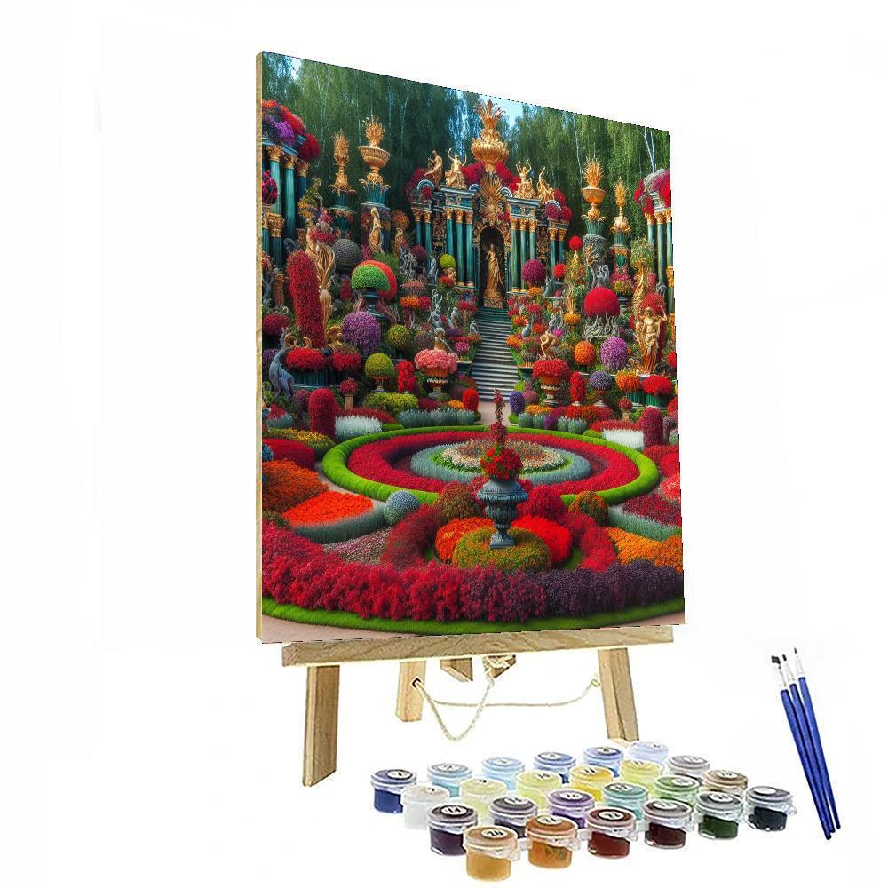 Royal Garden Pageantry Painting By Numbers Kit