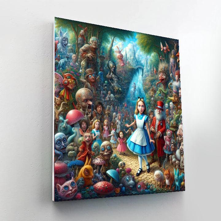 Alice's Curiosity Paint By Numbers Art