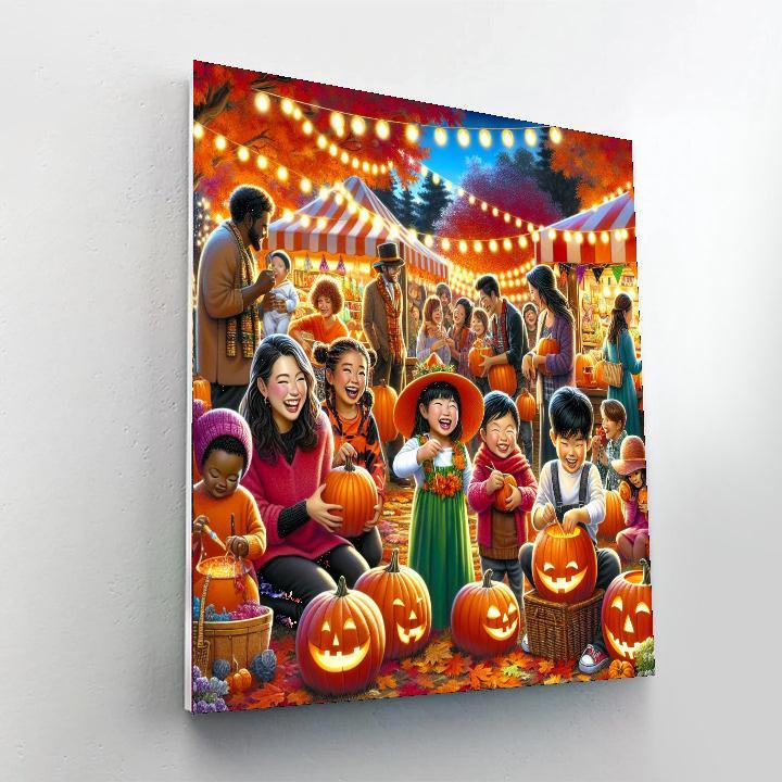 Harvey's Halloween Paint By Numbers Art