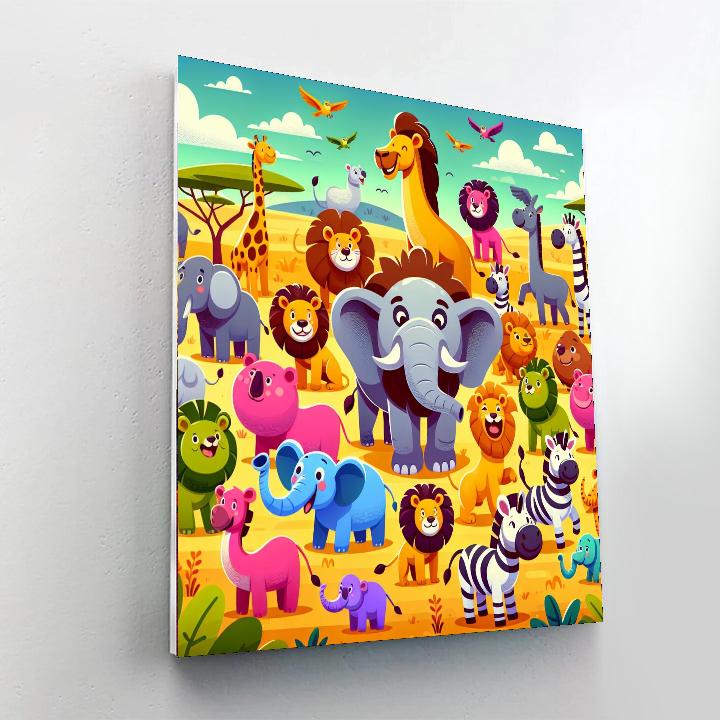 Explorers Of The Animal Kingdom Numbered Painting Kits
