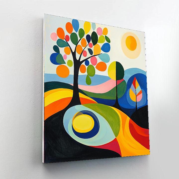 Joan Miró Inspired Journey Through Imagination  Paint By Number