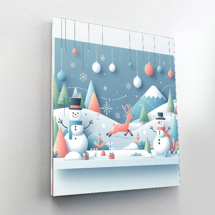 Winter Wonderland Parade Paint By Color