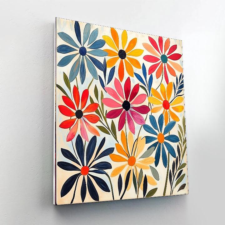Henri Matisse Inspired Charming Petals Of Joy  Number Painting