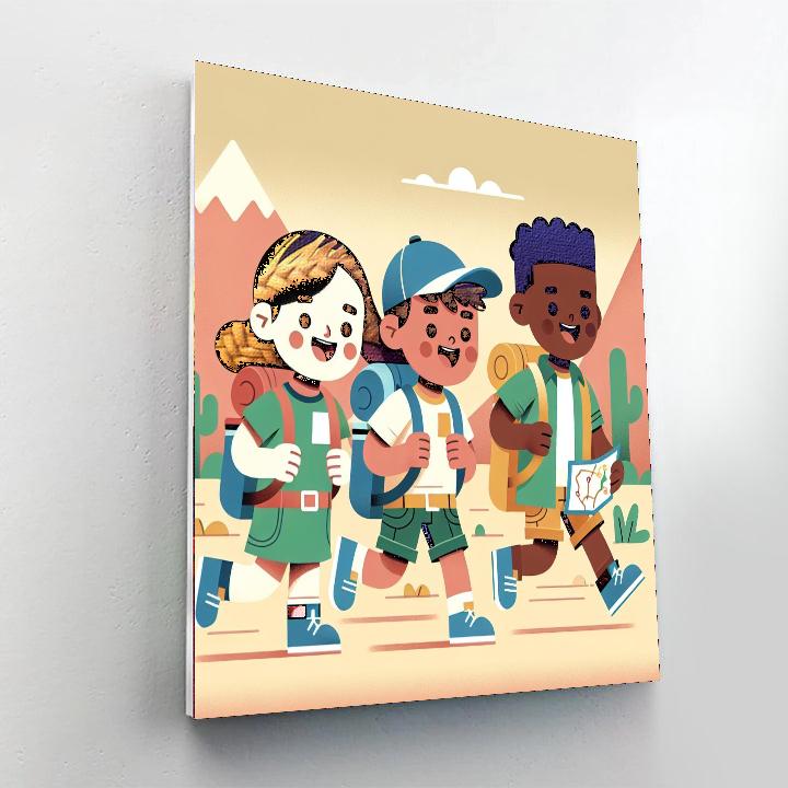 Eager Explorer Expedition Painting Number Kit