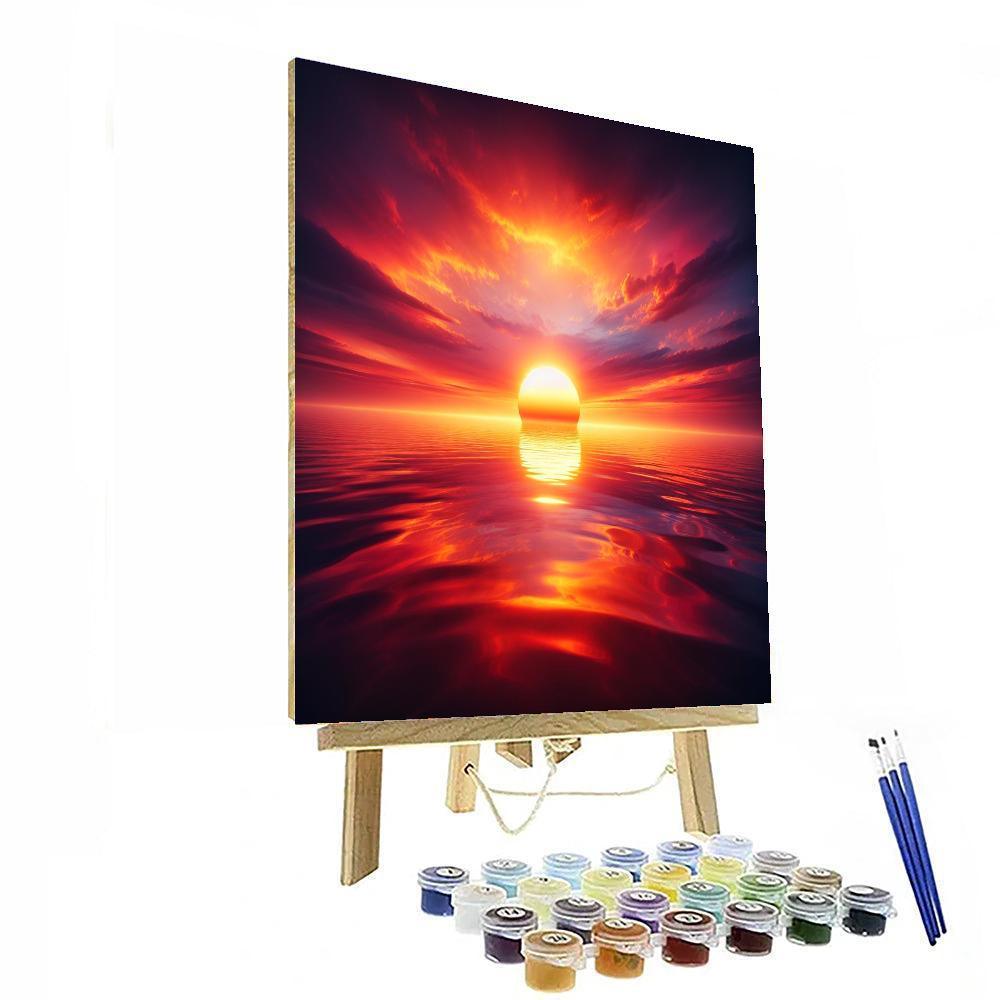 Radiant Horizons - DIY Painting By Numbers Kit – Artistry Rack