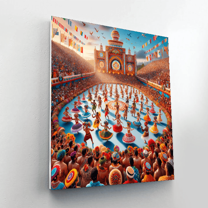 Kingdom Of Tonga Heilala Festival - Tonga Number Painting