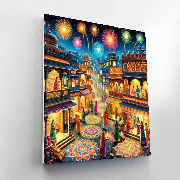 Diwali Festival - Jaipur Paint By Numbers