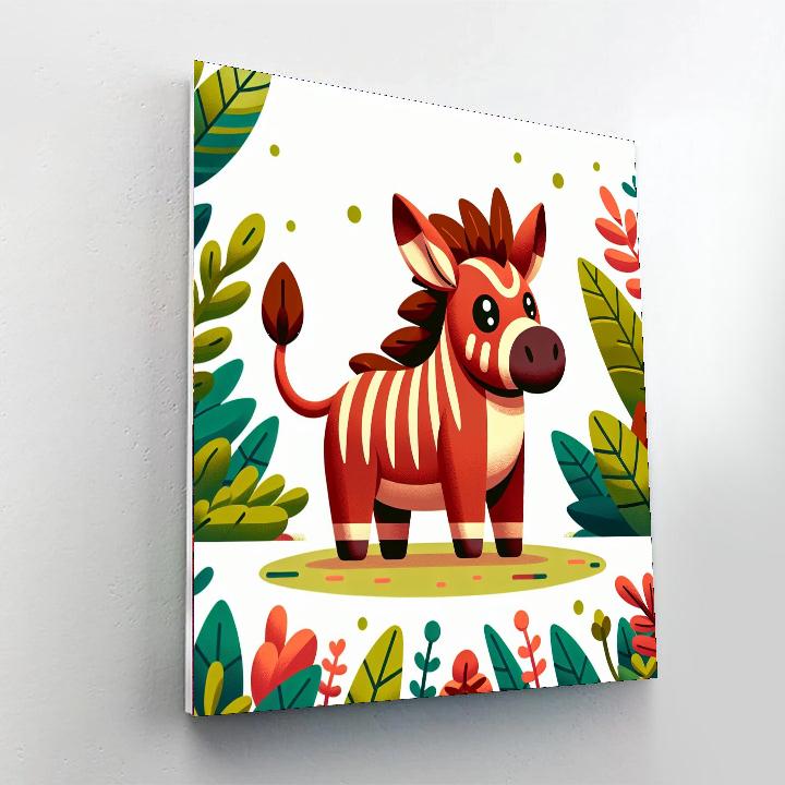Blissful Bongo Paint By Number