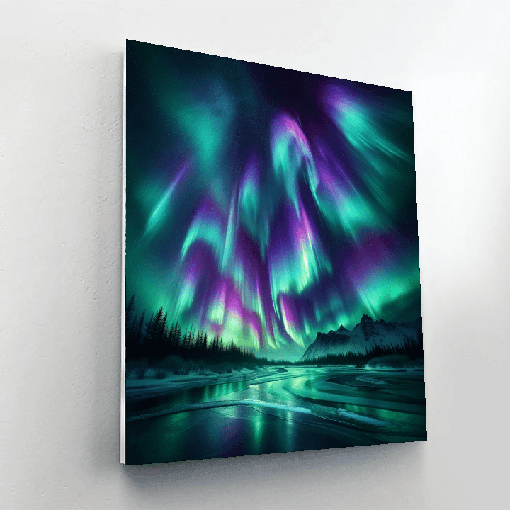 Aurora Skies Magic Paint By Number