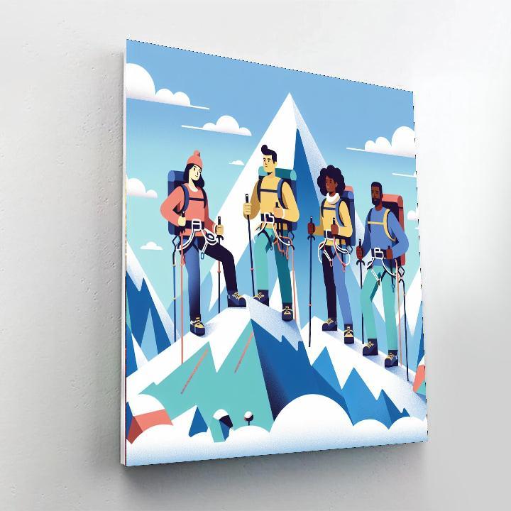 Mountain Explorer Challenge Paint By Color