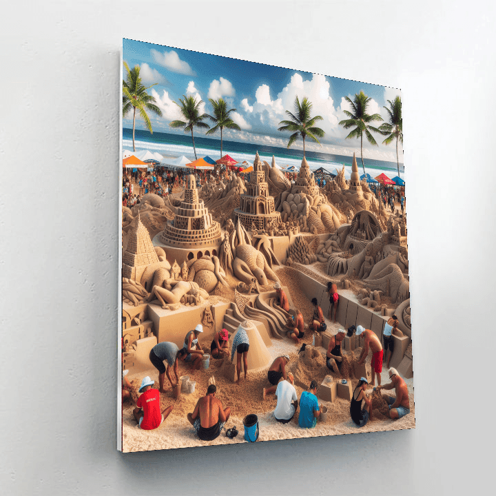 Sandfest - Port Aransas, Texas, Usa Paint By Number