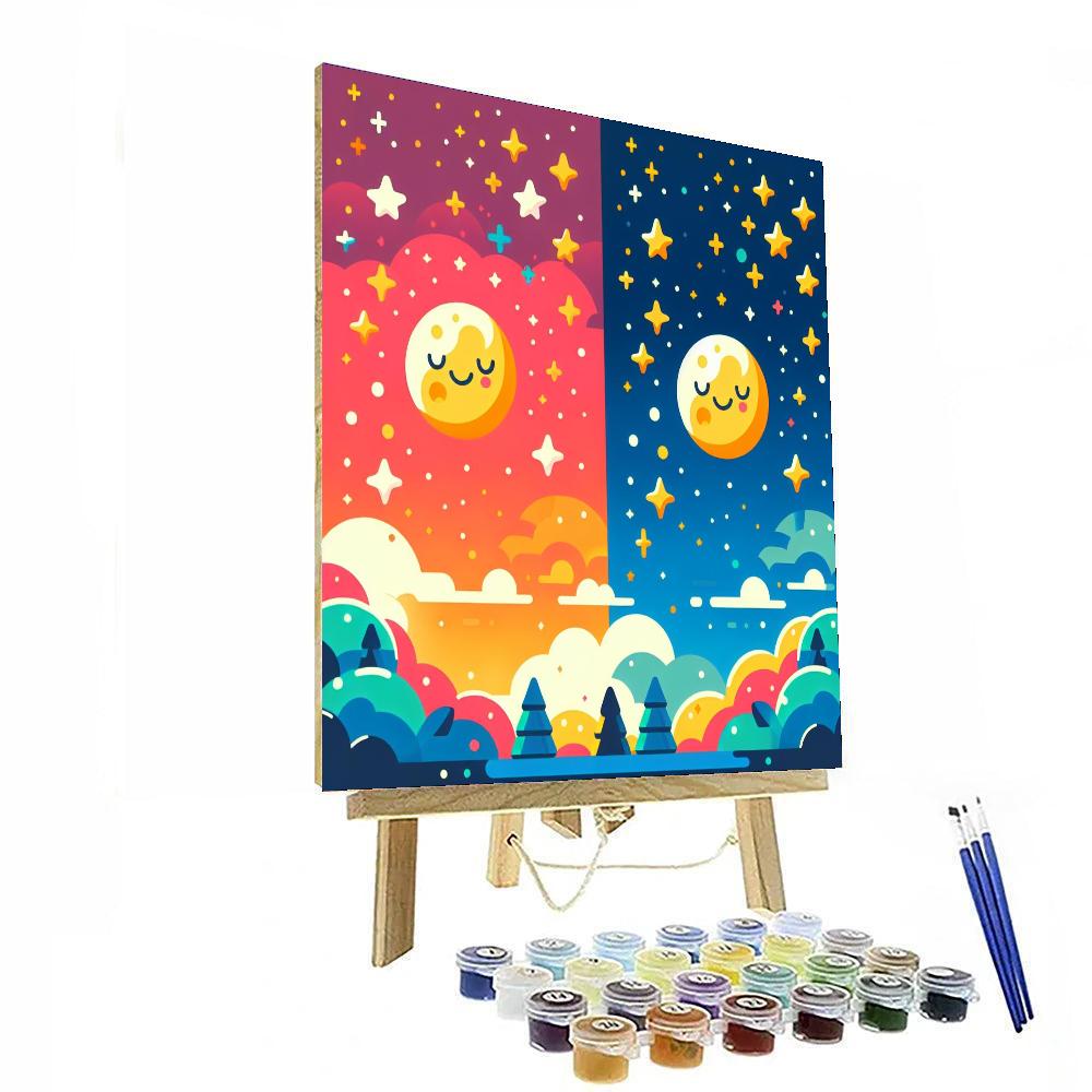 Starlit Sky Paint By Numbers Art