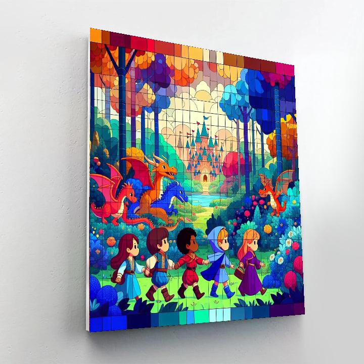 Adventure Quest Kingdom Paint By Number