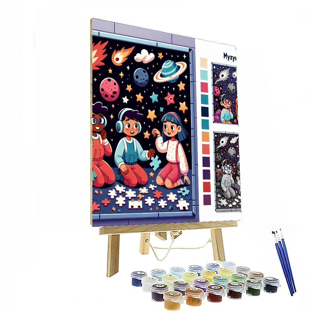 Astral Puzzle Expedition Paint By Number