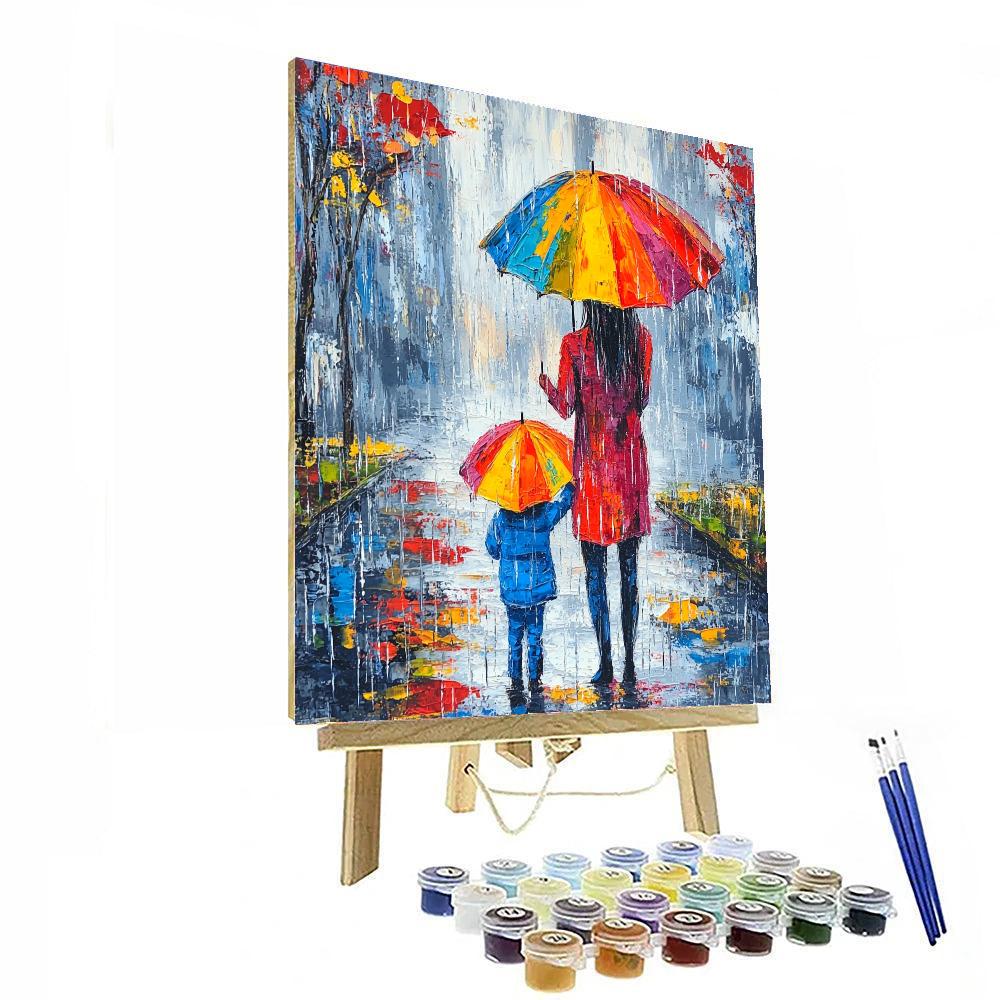 Mother's Loving Shield Numbered Painting Kits