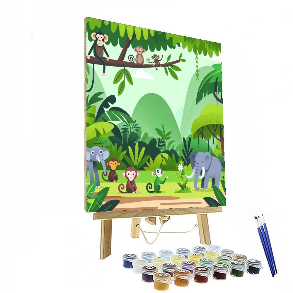 The Great Jungle Expedition Numbered Painting Kits