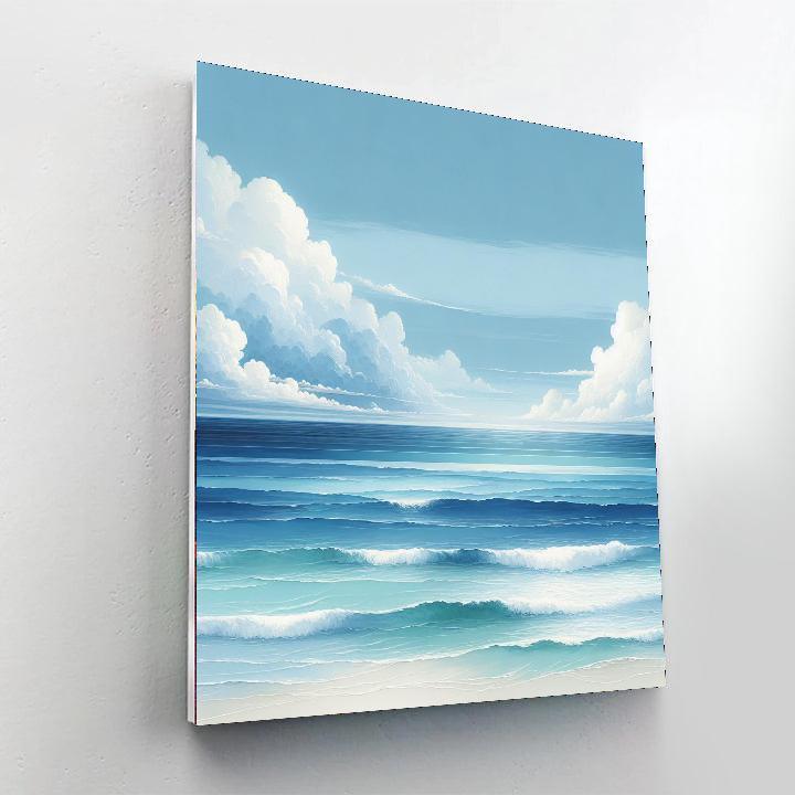 Oceanic Harmony Panorama Painting Number Kit