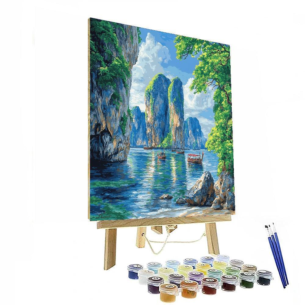 Phang Nga Bay - Thailand Numbered Painting Kits