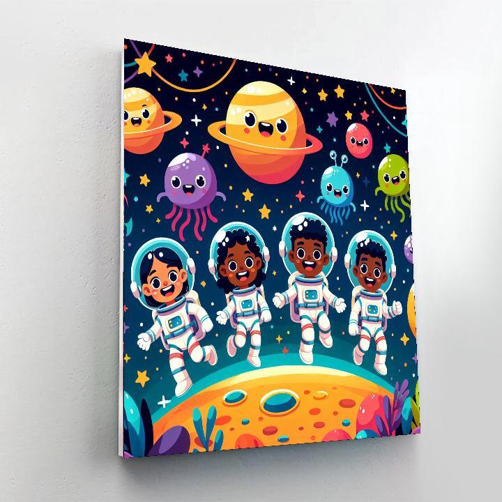 Exciting Space Explorers Paint By Numbers Kits