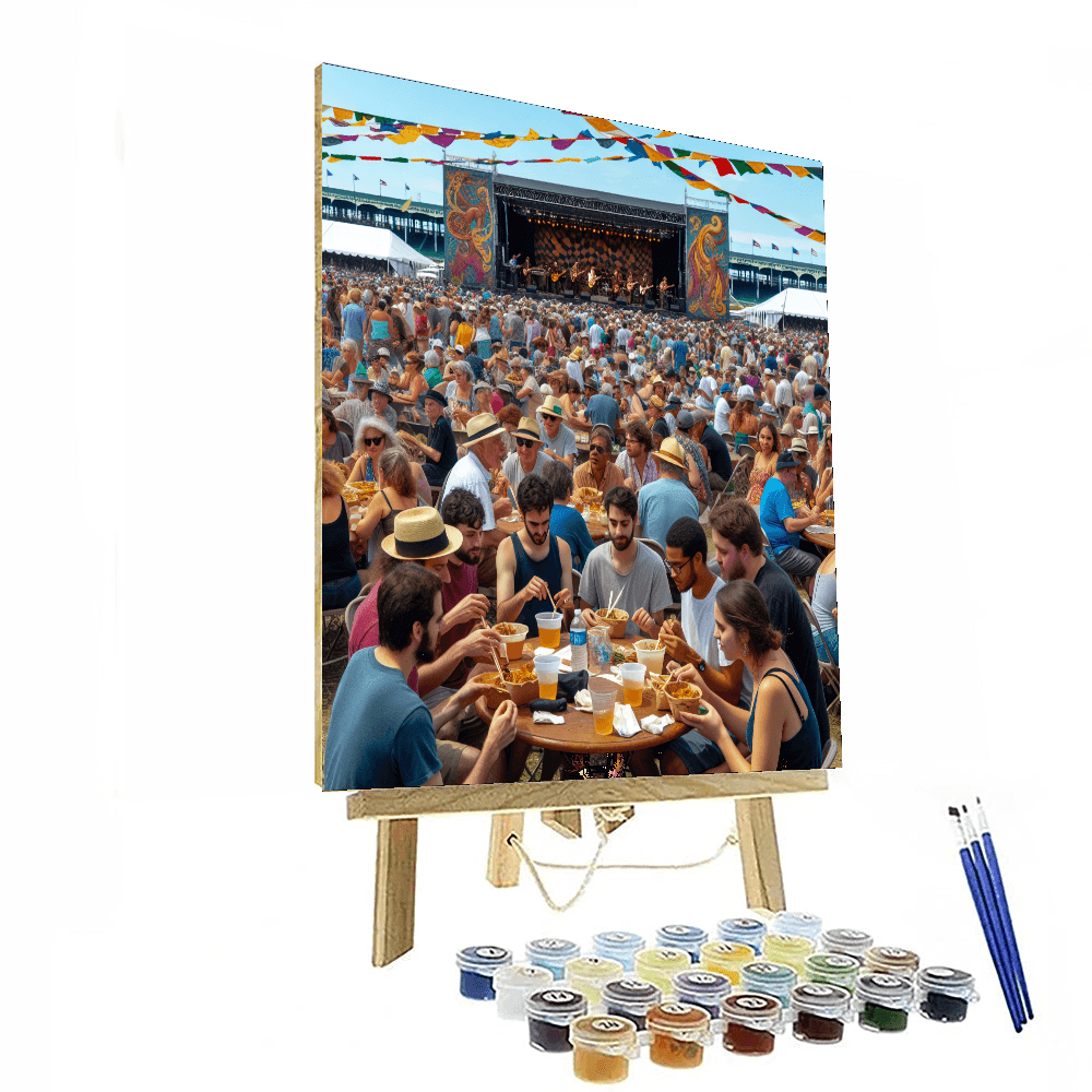 New Orleans Jazz & Heritage Festival - Louisiana, Usa Paint By Color